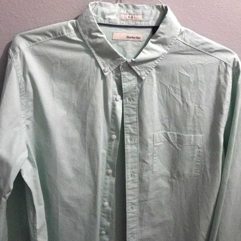 Hawker Rye Casual Shirt Green Large